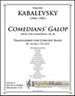 Comedian's Gallop Concert Band sheet music cover